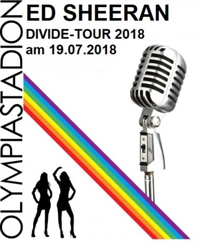 Ed Sheeran – Divide Stadion-Tournee 2018 - Olympiastadion - 19.07.2018 – 20.07.2018 - Konzert - Alecsa Hotel Berlin
